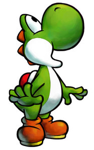   I would love to go back in time and be a Yoshi.  He's the best XD