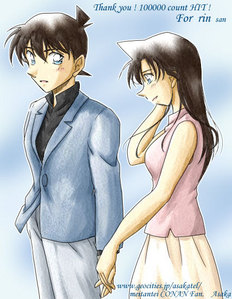  My paborito anime is Detective Conan and my paborito couple is Shinichi & Ran XD