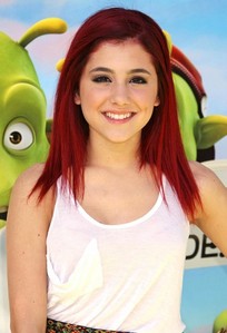 You should dye it reddish pinkish, like this chick. It looks like it would fit with your face.