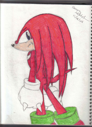 its .. (ok) but i haf relly seen better knux picture

like this

and that isnt my but cant draw