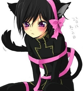  currently, mine is a neko version of Lelouch from code geass. <3
