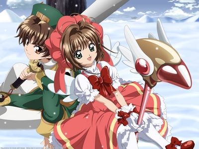  Okay, two people already answered this but, I cinta them sooo... Sakura and Syaoran! CCS <3 Now I want to watch it all again :)