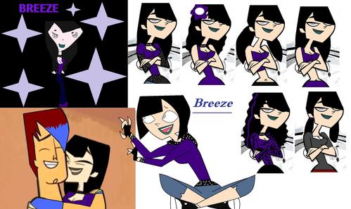 Can you make Breeze in anime form, pleeze? :3

These are all pics of her, the one of her with the purple shirt with black sleeves with the white dots on it is how she normally looks :3 (The one above the Bridgette one)