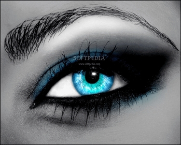  Mine is an eye.That is blue.