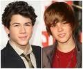  Nick Jonas and Justin Bieber