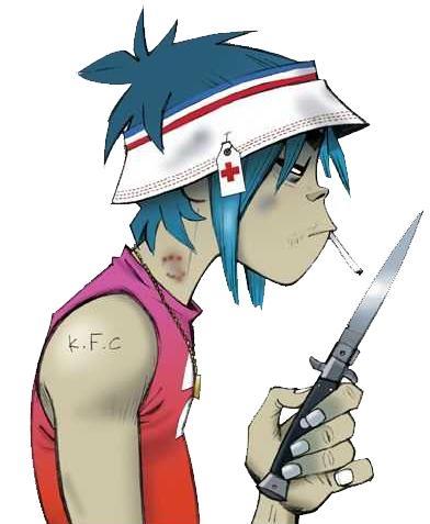  I've had a few over the years but my current one isn't even in a cartoon ipakita but he is a cartoon. My current cartoon crush is: 2-D/Stuart Pot.