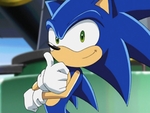 Dont u think that in Shadow the Hedgehog sonic says "I would not b caught dead using a weapon" and in Sonic and the Black night Sonic has a sword?