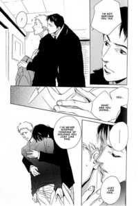 well one thing I really like is when the seme is holding the uke in his arms from the back and then starts gently kissing his neck...I think it's crazy romantic
           
           
like this  
this is a page from one of my favourite mangas ^^