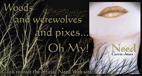 I have a spot dedicated to the book "Need" by Carrie Jones and one for "Never Cry Werewolf" by Heather Davis, is anyone here interested in joining them?
