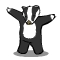  This is my badger-badge :3