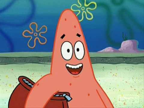 He says some things that a gay person would say, but he never really means it like that. On the other hand, i think Patrick may be gay. In the chocholate episode, Patrick said "I love u" to a guy fish. Dat was kinda weird.