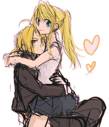  EDWARD ELRIC AND WINRY ROCKBELL FROM FULLMETAL ALCHEMIST OF COURSE!!!! EDxWINRY FOREVAH!!!!!!!!