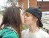  NO he is not gay. he has a girl friend. see them kissing. seeing is believing.