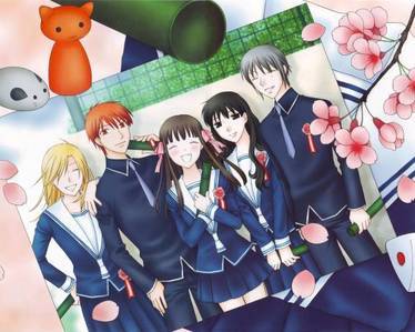  fruits basket might be but if its not sorry ;)