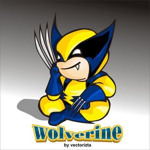  Look at it Чиби wolverine LOL