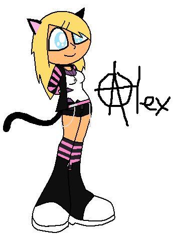 Hello! my name is Raven!

This is one of my many OC, Alex:

SHe says Hi too!! 
