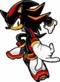  SHADOW!!!HE IS SOOOO MUCH BETTER THAN SONIC AND SILVER! SONICS A TURD!!