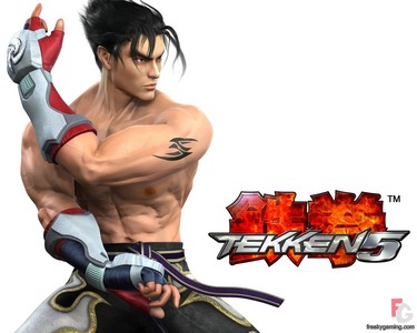  he is actually from a fighting gamr.... thats anime! XDhis name is jin kazama from Tekken (Теккен)
