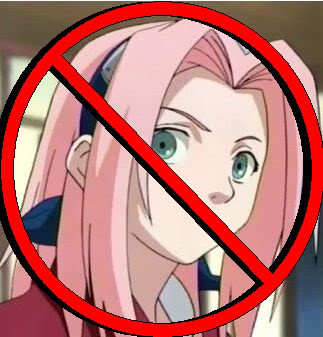  She's a jerk! I don't like her at all! She beats up Naruto all the time, pretended to Amore Naruto even when she knew Hinata loved him, insults Naruto all the time, and the final thing, she's freakin useless! I hate her! (The picture below is not mine)