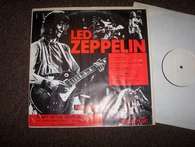  "I stumbled across a Led Zeppelin vinyl labeled "Flight of the Zeppelin 1969 at BBC Studios London, England imported from UK Jolly Good Sound". Can 你 tell me 更多 about this and its value at all?"