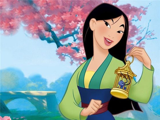  6-mulan, 62% voted for her... she presents the beauty of asian people and their bravery. natural beauty, doesn't need anymake up to make her plus beautiful, she's perfect the way she is.