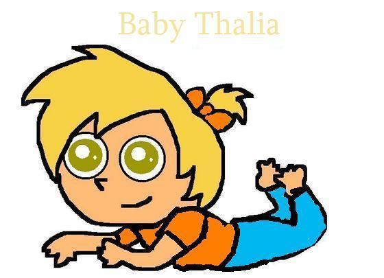 Baby Thalia the daughter of Zeus
