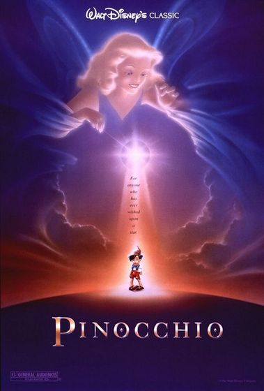  22. Pinocchio- Many people don't like Pinocchio but I think it is a great film with action and sadness.