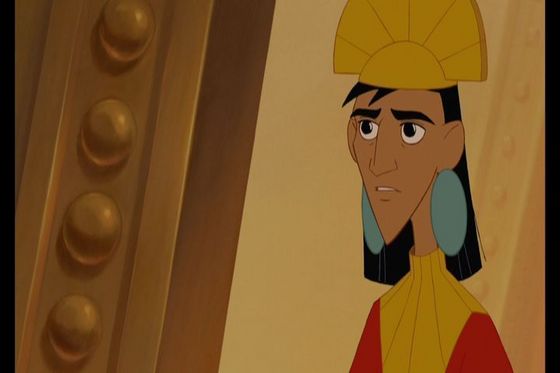  11.Kuzco for someone who thinks he más hot than he is he's handsome I guss he learns it's what's inside that counts and in the series he gets a girlfriend named Malina (his nickname for her is hottie hot hottie)