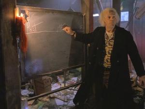  Doc Brown prepares to explain a timeline tangent in Back to the Future Part II