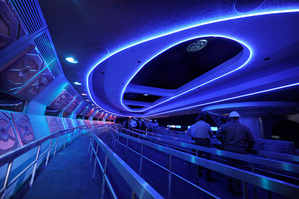 The new queue area for Space Mountain
