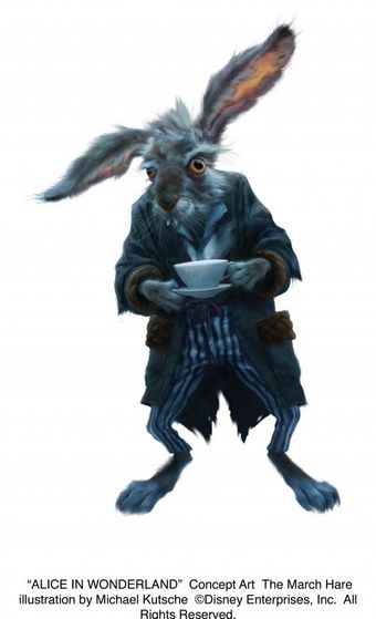  The March lebre and his cup of chá