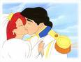  Ariel & Eric. I always loved this চুম্বন when I was a kid.So sweet.