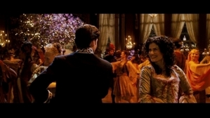  First Robert is dancing with Nancy his girlfriend.The Musica is very classy before we see Giselle all different.