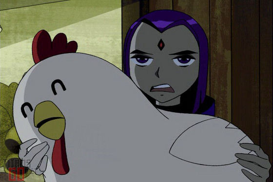  "A giant chicken. I must be the luckiest girl in the world."