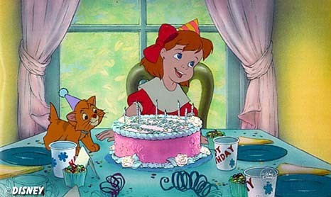  6.Jenny(Oliver and Company) she's the rich pretty but unhappy girl until she met Oliver who made her happy she kinda reminds me of Ariel
