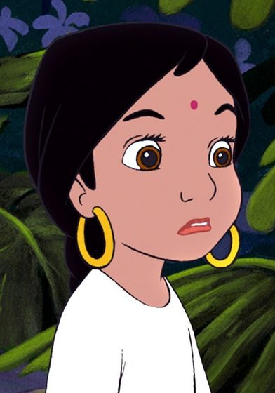5.Shanti(Jungle Book) she used her girlish charms to get Mowgli to come to the village and she's the only girl in the whole movie she very pretty and kinda reminds me of Jasmine and Pocahontas
