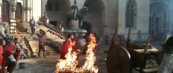  Uther on the stairs in armour! (Another fuoco scene?)
