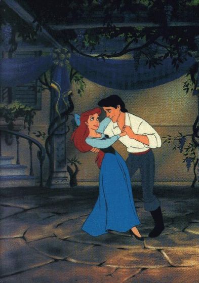  爱情 Ariel & Eric's dance. The look of happiness on Ariel's face is so heartwarming, and the fact that it's a FAST dance and not a slow one like the others.- princesslullaby