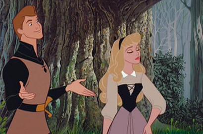  I much prefer the forest scene to the cinderella one. Because I like the way it flows, basically. It's so silly that two people would start dancing in the middle of a forest.- Straggy