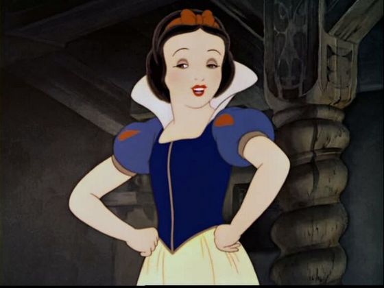  9.Snow White her eyes are cute though most of the time their closed her eyes would be better if the animasi was better