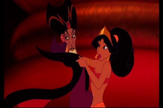  6.Jasmine she's heroic in the series she saves Аладдин and Genie and distracts Jafar while Аладдин tries to steal the lamp but Fanpop thinks she's not heroic because she didn't save anybody in the movie
