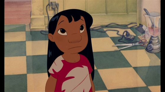  10.Lilo she's someone not atlot of people think much about in the looks depardment but she's beautiful and she stands out in personality and looks she's so natural and like Belle she's the beauty that tamed a beast