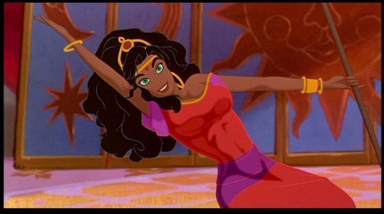  1.Esmerelda she's definatly the most gorgeous of all the ディズニー non-princesses with her gorgeous green eye nice dark skin and the sun even knows she's gorgeous because it keeps getting kot in her raven hair