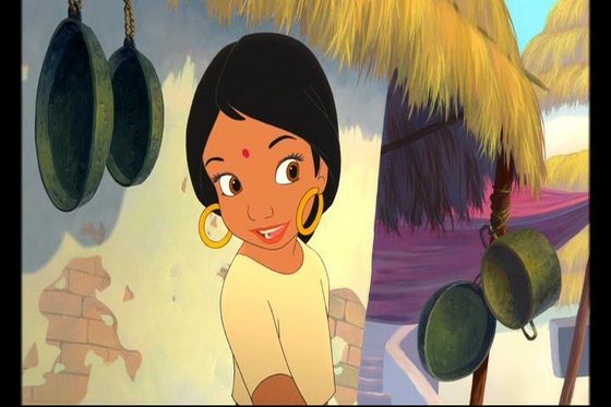  8.Shanti she used her girlish charms to get Mowgli to come to the village and she's the only girl in the whole movie she is beautiful