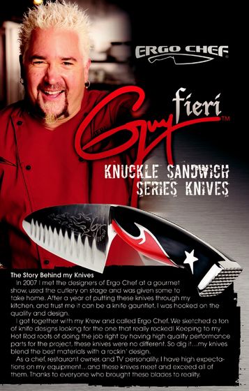  The Story of Guy Fieri Knuckle sandwich Knives