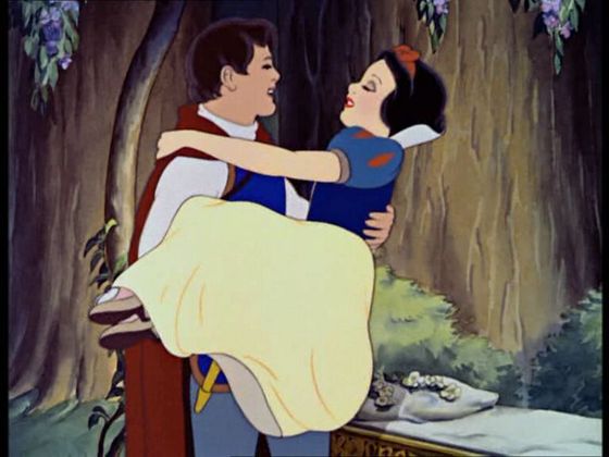 "Someday my prince will come someday we'll meet again and away to his castle we'll go to be happy forever I know..."