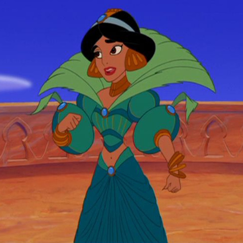  Дисней Princess Зачарованная Tales- Jasmine's Peacock Outfit