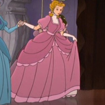  Cinderella 2- Fancy merah jambu Dress