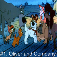  This is my abolute favorit movie EVER! Oliver and company is kind of like a spoof of Oliver twist. Dodger is THE dog. Georgette and Tito are adorable! Not to mention it was made in the 80's! But it's also a jantung warming movie!
