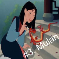  She's possibly the strongest Disney girl in existence. Mulan can kick tail, and she knows it! Her movie is amazing, full of comedy and lots of action! I fell people can relate to Mulan because, unlike most Disney Princess, she's tomboyish and klutzy.